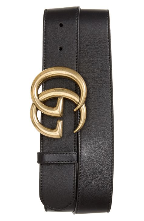 gucci logo belt